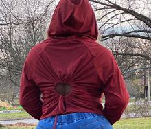 Load image into Gallery viewer, Crop keyhole sweatshirt
